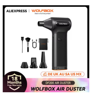 WOLFBOX DF200 Air Duster voor €52,69 bij AliExpress