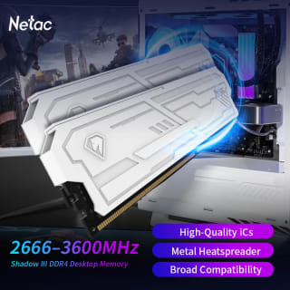 Netac DDR4 32GB (2x16GB) 3200MHz for £69.93 at AliExpress