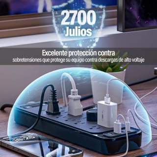 KIROGILY Multicontacto Regleta 16 en 1 por $229.08 en Amazon