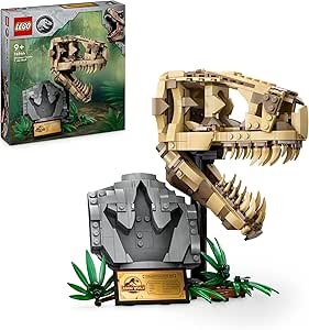 LEGO Jurassic World Fósiles de Dinosaurio: Cráneo de T. rex de Juguete por 26,24€