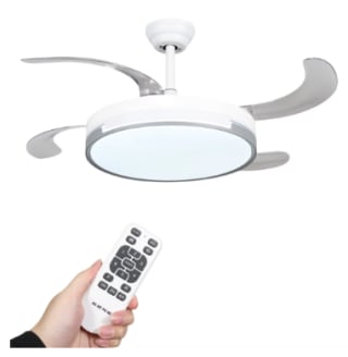 Ventilador de techo con luz LED 36W 3 Temperaturas de Luz por 38,90€