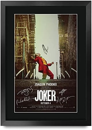 HWC Trading Joker The Cast (A3 enmarcado) por 18,99€ en Amazon