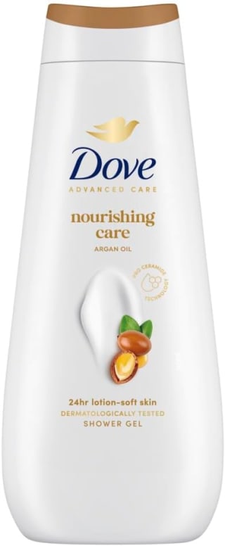 Dove Jabón Líquido Corporal con aceite de argán (225 ml) por $40 en Amazon