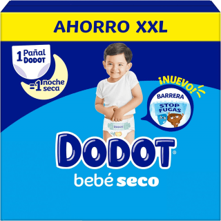 Dodot Bebé Seco (Tallas 5) 304 pañales por 61,68€ en AliExpress
