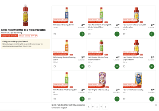 Gratis Hela Drinkfles bij 3 Hela producten (online)