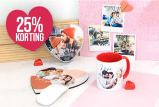 25% korting op fotocadeaus bij Smartphoto