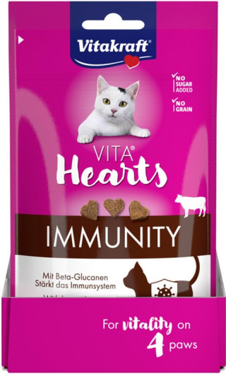 Vitakraft Hearts Immunity 9x40 gram voor €5,39 bij Bol