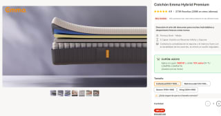 Colchón Emma Hybrid Premium por $5,860 | MP y Banamex