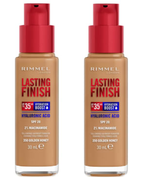 2 Unidades de Base de maquillaje RIMMEL LONDON Lasting Finish Foundation 35H a 8.09€