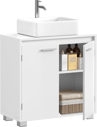VASAGLE Wastafelkast 60 × 30 × 60 cm voor €44,79 bij Amazon