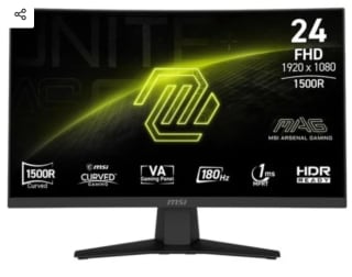 Monitor MSI MAG 244C 23.6" FullHD por 84€