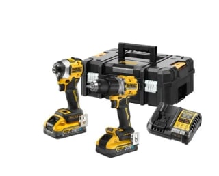 Pack 2 outils 18V Perceuse-visseuse sans fil DCD805 DEWALT à 539,90€