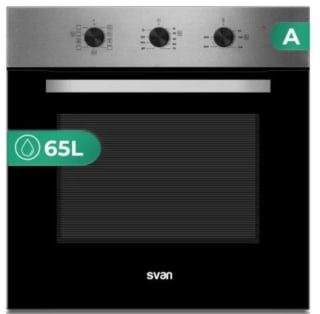 Horno Multifunción Svan SHM86500X Hidrolítico 65L 60cm Doble Grill Inox 197.99€