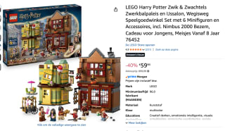LEGO Harry Potter ™ 76452 Zwik & Zwachtels Zwerkbalpaleis en ijssalon voor €59,90