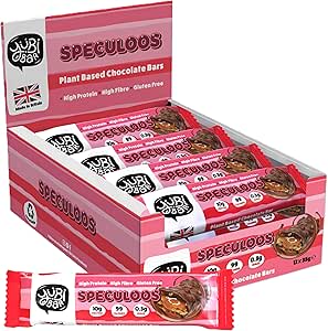 YuBi Speculoos Protein Bars 12 Pack for £9.59