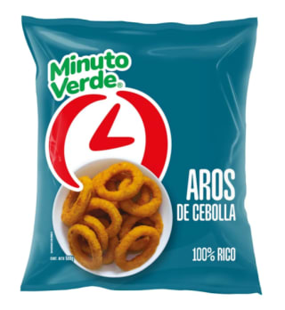 Aros de Cebolla Congelados Minuto Verde 500 g por $2.490