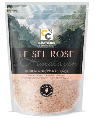 Sel rose de l'Himalaya Comptoirs et Compagnies 500g à 4€
