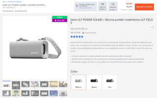 Bocina Sony ULT FIELD 3 por $2,591 | Mercado Pago