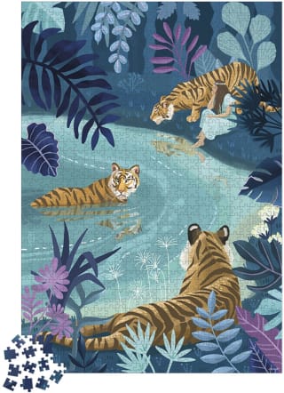 Janod Kidult puzzel 'De blauwe nacht' (500 stukjes) voor €4,79 bij Bol