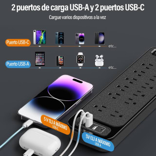 KIROGILY Multicontacto Regleta 16 en 1 por $229.08 en Amazon