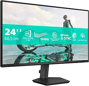 Philips Evnia 24M2N3200NF – 24″ Full HD Gaming Monitor, 144Hz, 4ms, FreeSync, G-Sync