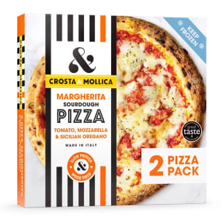 Crosta & Mollica Margherita Sourdough Pizza 2-Pack – £5.99 at Costco