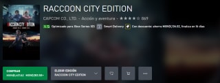Resident Evil: Racoon City Edition por $284 | Oferta Xbox Store