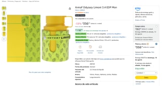 Armaf Odyssey Limoni 3.4 EDP Men por $356 en Amazon