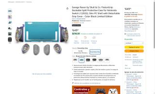 Carcasa FissionGrip Switch por $529 | Oferta Amazon