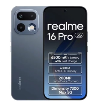 Móvil realme 16 Pro 5G de 8GB/256GB por 224.19€