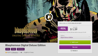Blasphemous Digital Deluxe Edition por $24 | Oferta GOG
