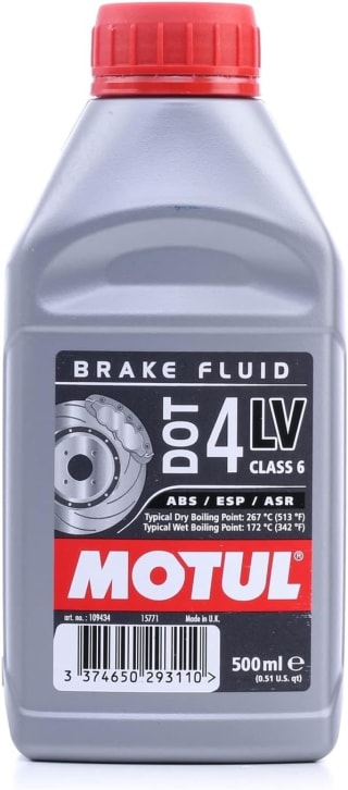 MOTUL liquido de frenos Moto DOT4 500 ml por 5.32€