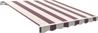 Tela Poliéster para toldo Kronos Essential rayas granate 4x2.5 m por 51.42€