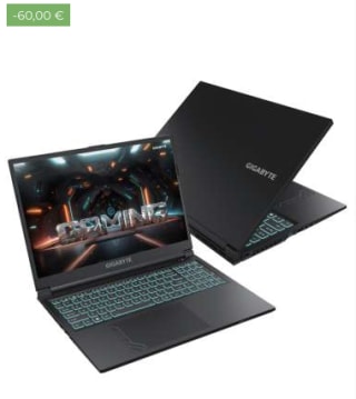 GIGABYTE G6 KF-H3ES854KD i7-13620H 16GB 1TB RTX4060 por 639,00€