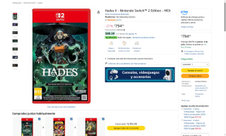 Hades II para Nintendo Switch 2 Edition por $794 | Amazon