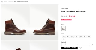 Calzado Bota Timberland Waterproof por $2,519 | TAF