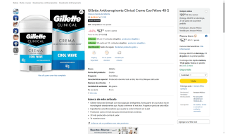 Desodorante Gillette 48g por $63 | Oferta Amazon