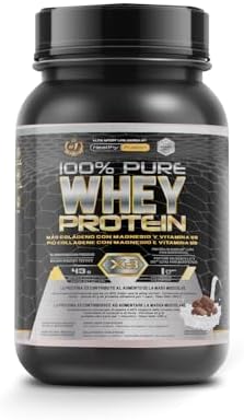1 Kg Healthy Fusion Whey Protein Proteína Whey pura Colágeno + Magnesio por 16.01€