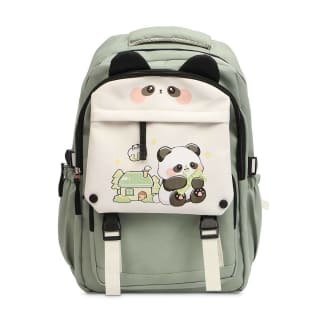 Mochila Escolar Ticher Panda Verde para Niños por $216 | Office Depot
