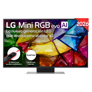 TV RGB Mini LED 50" LG 50MRGB87B6B, UHD 4K, Procesador Inteligente α8 por 549€