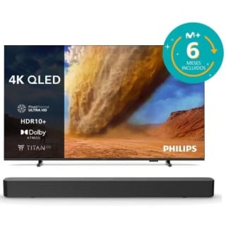 TV Philips QLED 75PUS7810 75" + Barra Sonido TAB4000 + 6 meses Movistar+ por 639€