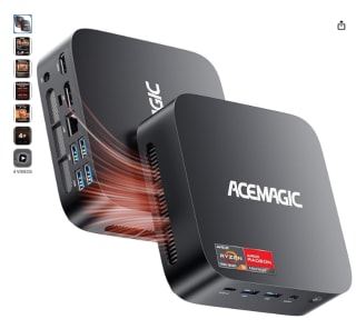ACEMAGIC K1 Mini PC, AMD Ryzen 5 7430U (6C/12T, jusqu'à 4,3 GHz) à 329€