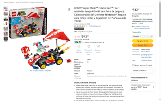 LEGO Super Mario Kart por $342 | Oferta Amazon