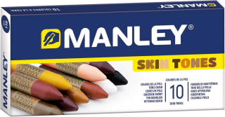 MANLEY estuche 10 Unidades Ceras Manley colores de piel por 1.60€