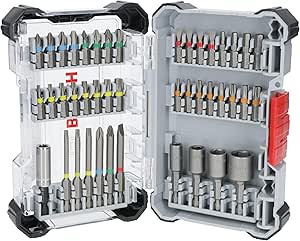 Bosch Juego de 43 puntas de destornillador extraduras, 43 piezas (197 x 110,5 mm
