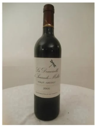 Vin rouge 2000 haut-médocvLa Demoiselle de Sociando-Mallet à 58€