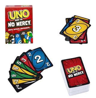 Mattel Games Juego de cartas UNO No Mercy por 9.99€.