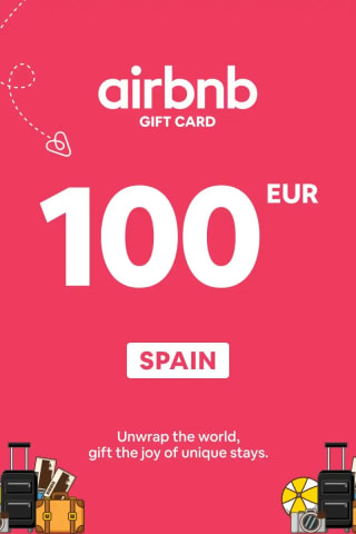 Tarjeta Regalo Airbnb 100 EUR Código de SPAIN por solo 90.71€