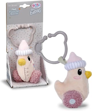 BABY born Pluchen flesje met rammelaar en clip voor €5 bij Amazon