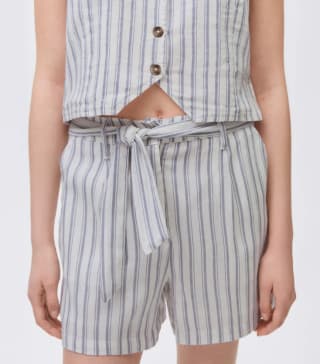 Shorts Rayas Algodón Mujer Mango Teen por $13.990